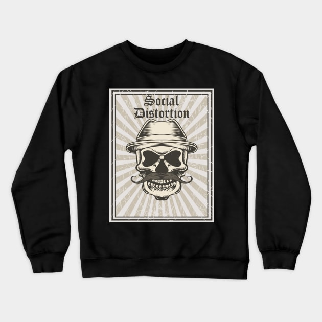 social distortion punk Crewneck Sweatshirt by wiswisna